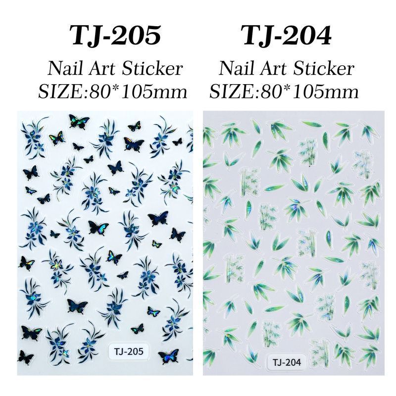 New Chinese-Style High-Appearance Psychedelic Butterfly and Flower Ancient-Style Nail Stickers with Adhesive Backing DIY Nail Decals New Chinese-Style High-Appearance Psychedelic Butterfly and Flower Ancient-Style Nail Stickers with Adhesive Backing DIY Nail Decals