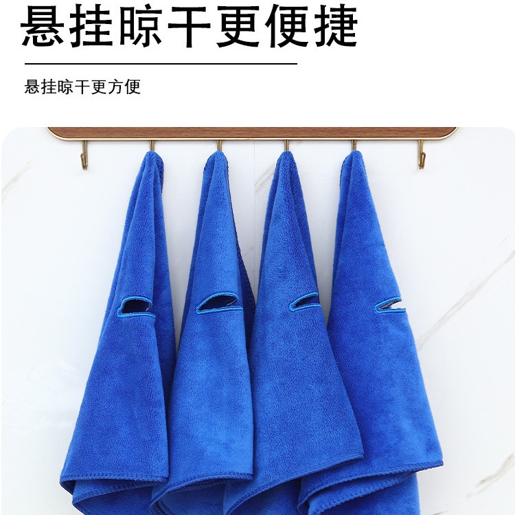 Cubierta de toalla de perforación especial para escoba mágica gruesa, raspador de trapeador, trapo de trapo, hebilla de presión, limpieza, limpieza, sin pérdida de cabello