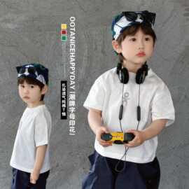2026男童夏季a类纯棉短袖套装宝宝宽松衣服儿童薄款夏莫代尔背心
