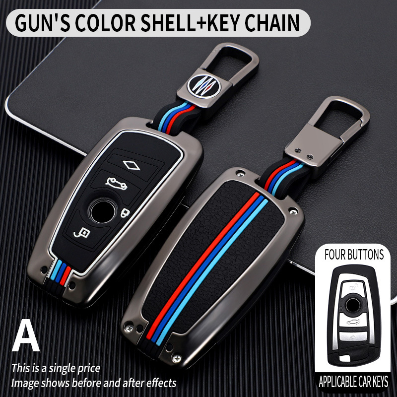 BMW – Static Rod/Key Bag New 5 Series 3 Series - a-style-gun-color-4-buttons-with-buckle-opp-bag