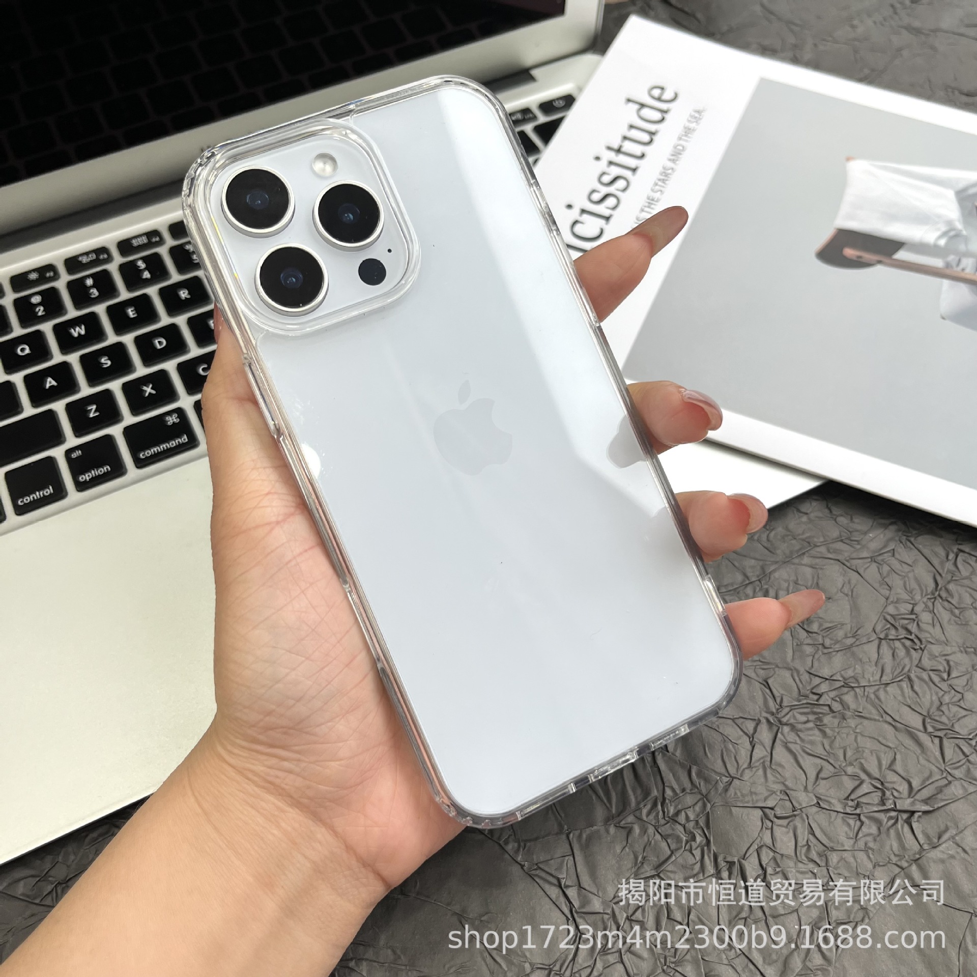 iPhone 16 Pro Max, Apple 15 yeni cep telefonu kılıfı, 14 koruyucu kapak, 13 şık, 12 malzemeden yapılmış minimalist şeffaf kılıf