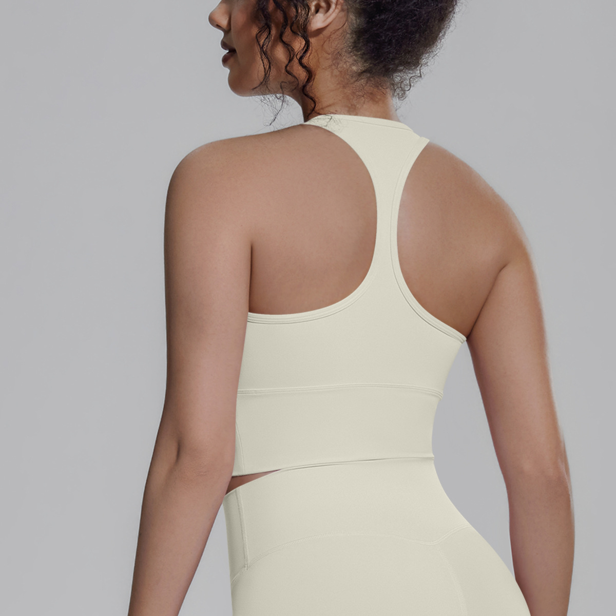 Nuevo transfronterizo sólido I-shaped hermosa espalda apretada ropa interior deportiva transpirable correr fitness yoga chaleco chaleco mujer image 14