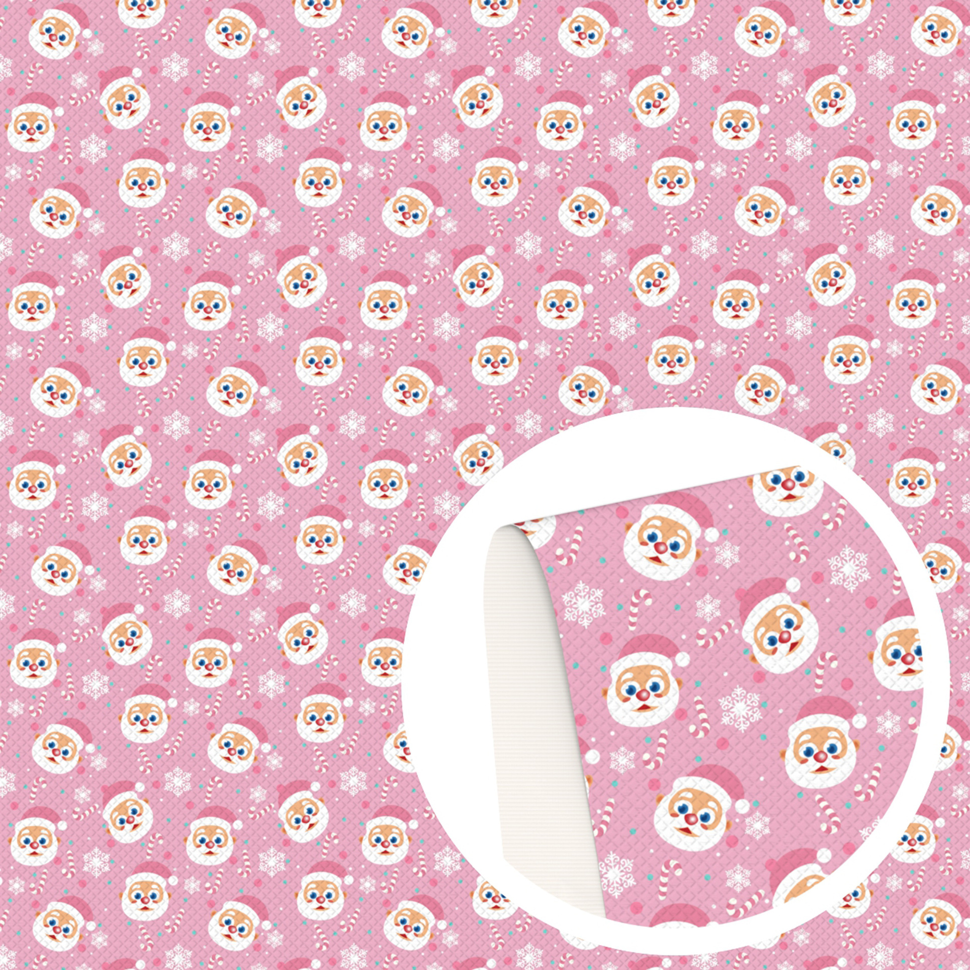 クリスマス雪花模様の薄いポリエステル綿や四面弾ニット生地のプリント生地手作りdiyシャツスカート服装生地