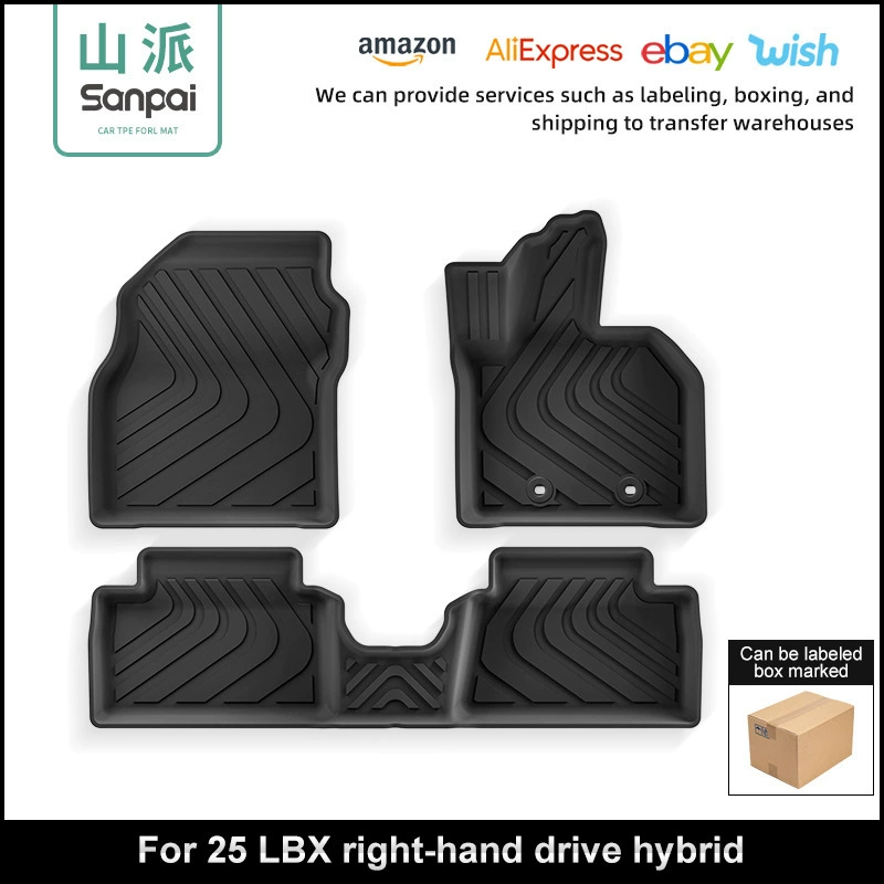 Подходит для 25 моделей автомобильных ковриков Lexus LBX, автомобильные коврики на заказ, полностью экологически чистые коврики из TPE.