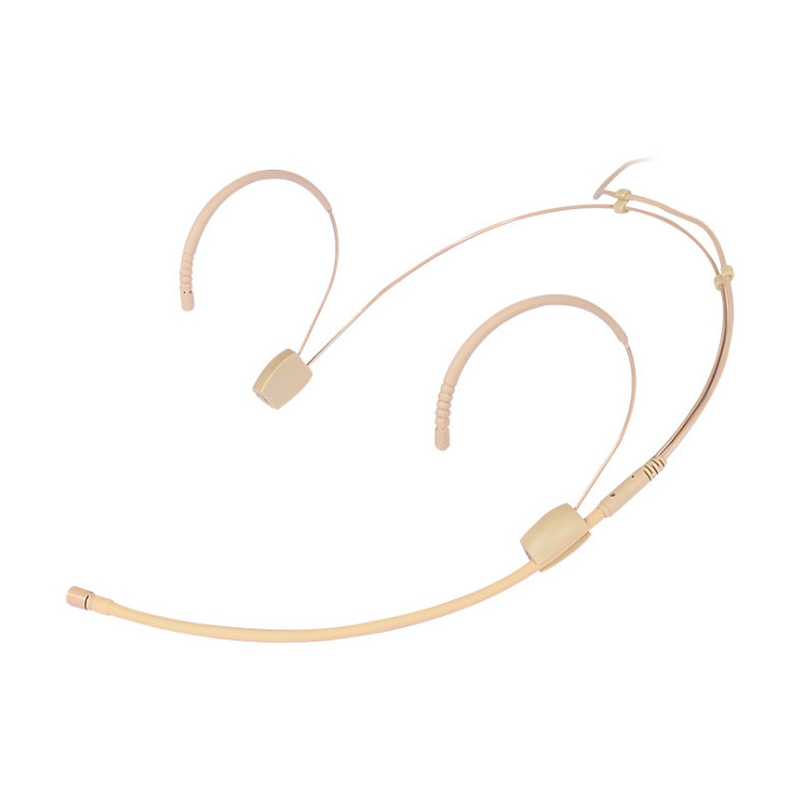 无线小蜜蜂扩音器耳麦话筒头戴式麦克风有线教学通用肤色隐型迷你