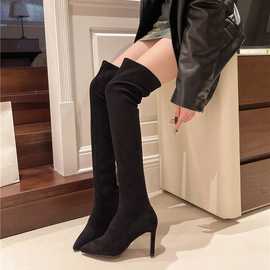 大量现货实物自拍图片数据好加棉加厚保暖过膝长靴跨境外贸各大平