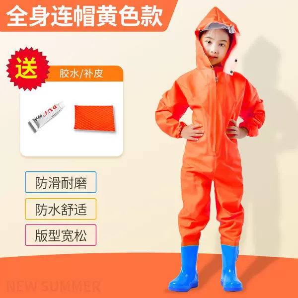 Children's orange overall