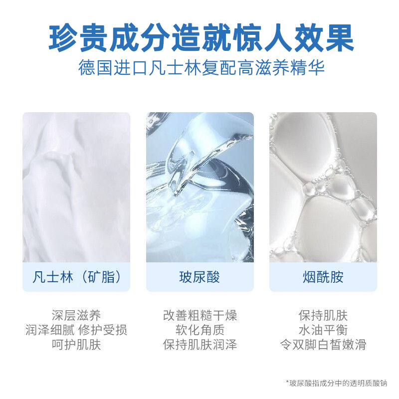 凡士林煙酰胺養護手膜 足膜套裝 貓爪手膜 長款腿膜 長款足膜批發