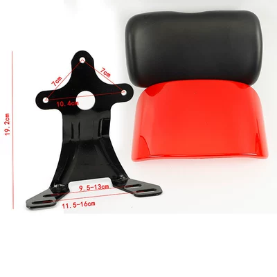 electric scooter rear backrest modification — Electric car rear backrest - big-red-no-27-backrest-bracket-with-screws-default-item
