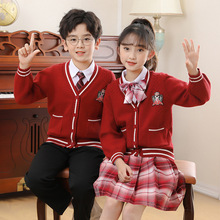 儿童红歌大合唱团诗歌朗诵演出服小学生春季运动会学院风班服套装