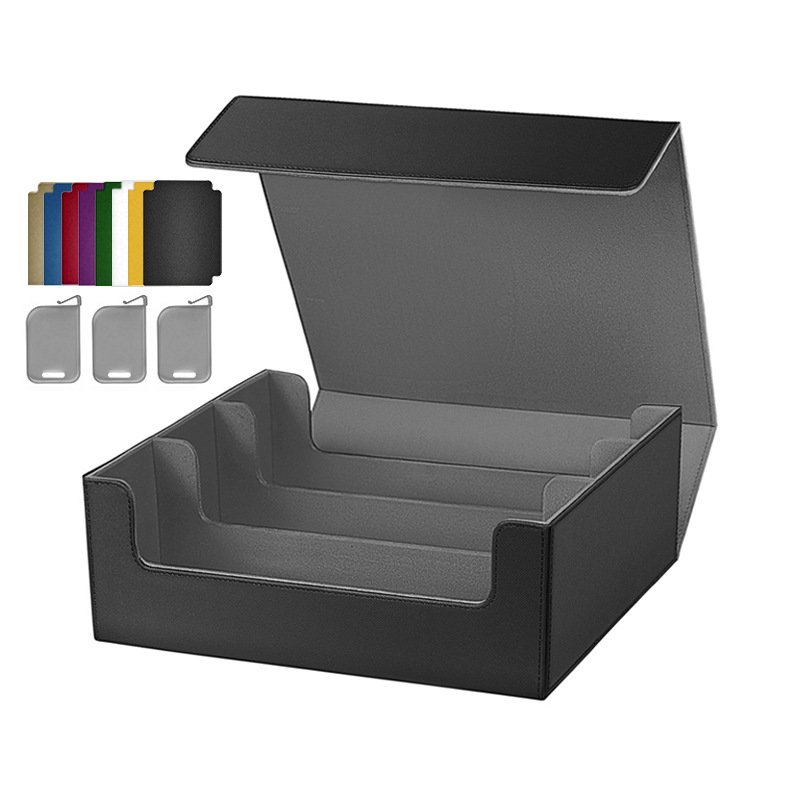 검정색과 회색(구성: 컬러 카드 8개 + 스페이서 클립 3개)