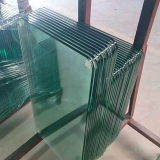 加厚原片钢化玻璃板切割打磨异形钢化玻璃桌面茶几淋浴门厂家加工