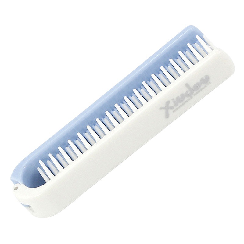 Plastic Folding Dual-Purpose Comb Multi-Functional Sparse Tooth Folding Comb Student Portable Mini Pocket Care Comb