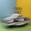 [Real shot G+transparent+white gray+stripe 36cm]