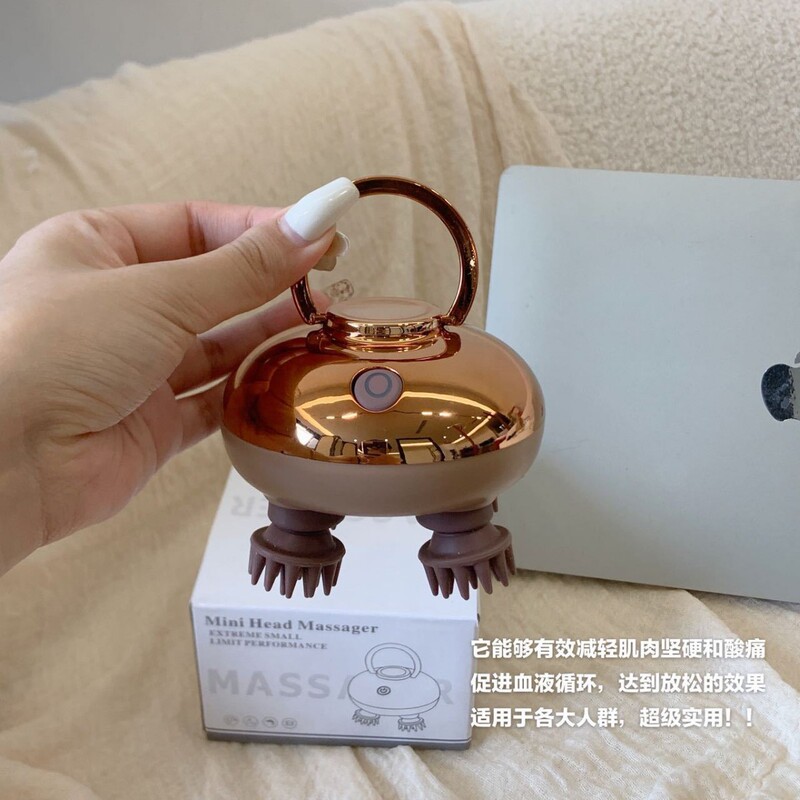 养护头部按摩仪头疗解压穴位按摩揉捏头皮按摩器亚马逊跨境专供|undefined