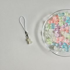 原創 晴天娃娃手機鏈 迷你可愛娃娃小物件夜光韓國飾品掛件ins風