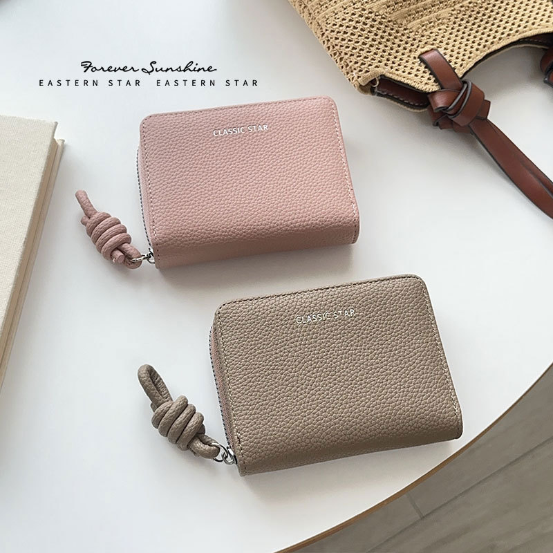 INS nuevo estilo simple corda de viento nudo cremallera moda damas bolso de gran capacidad bolso al por mayor en stock