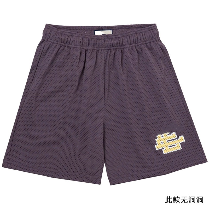 Pantalones deportivos estadounidenses para hombres y mujeres, pantalones de acondicionamiento de verano, pantalones de malla transpirables, sueltos, secos rápidos, pantalones de pareja.