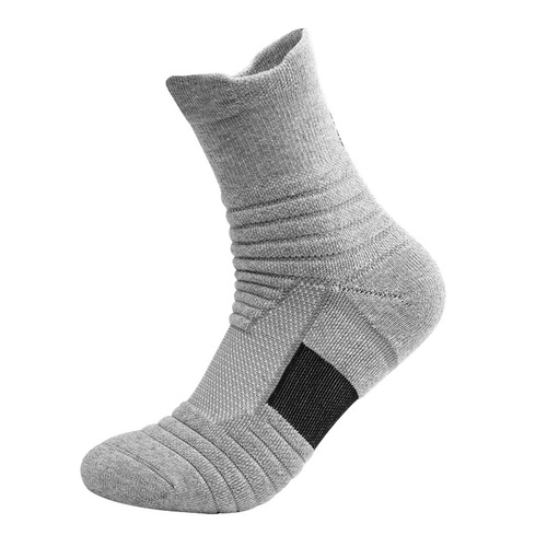 Basketball socks men's thickened towel bottom terry socks elite socks mid-length high-cut running outdoor socks sports socks