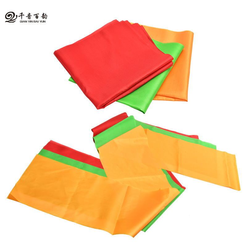 Qianyin Baiyun Waist Drum Square Stick Red Ribbon Square Scarf 1 Pair Dance Ribbon Red Yellow Red Silk Cloth Qianyin Baiyun Waist Drum Square Stick Red Ribbon Square Scarf 1 Pair Dance Ribbon Red Yellow Red Silk Cloth