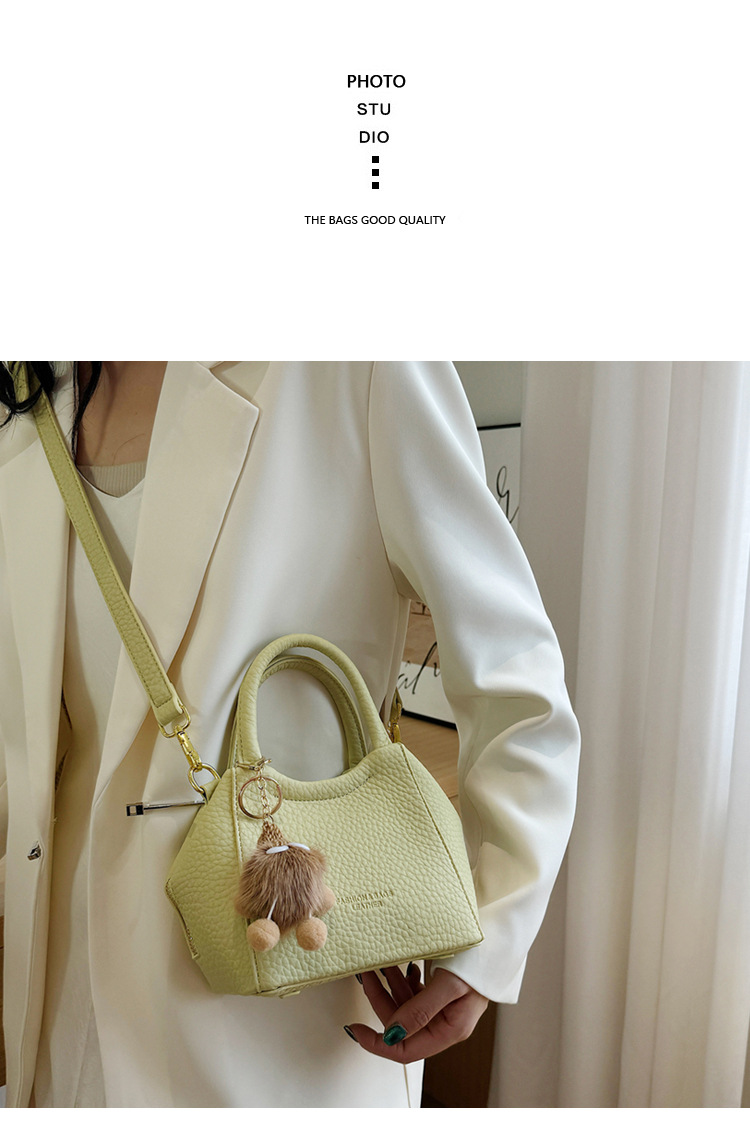 Handheld Fashion Bucket for Women 2024 Spring/Summer New Korean Edition Simple and Versatile Shoulder Commuter Crossbody_voghion.com