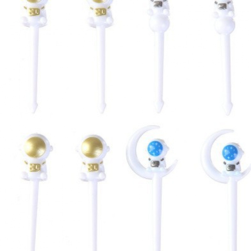 Japón hogar dibujos animados horquilla de fruta creativa para niños animales lindos horquilla de fruta de plástico set Bento stick