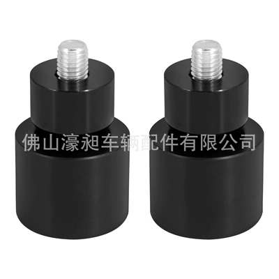 Motorcycle accessories are suitable for Harley gliding one-word rear bumper protection wheel roller one-word bumper protection wheel (Motorcycle bumper) - wheel-arch-protectors-black-pair