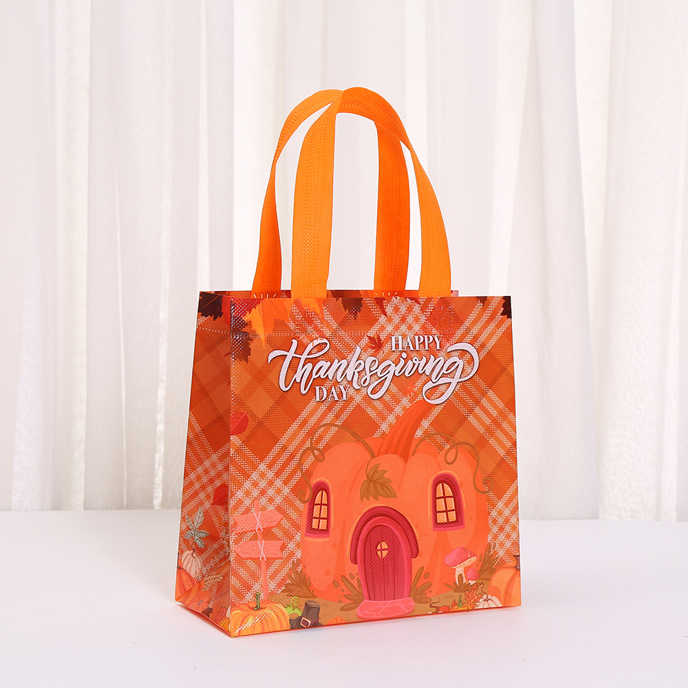 Bolsas de tela no tejida de venta transfronteriza caliente serie de regalos de Acción de Gracias bolsa de regalo de cumpleaños bolsa de embalaje bolsa impermeable bolsa al por mayor image 2