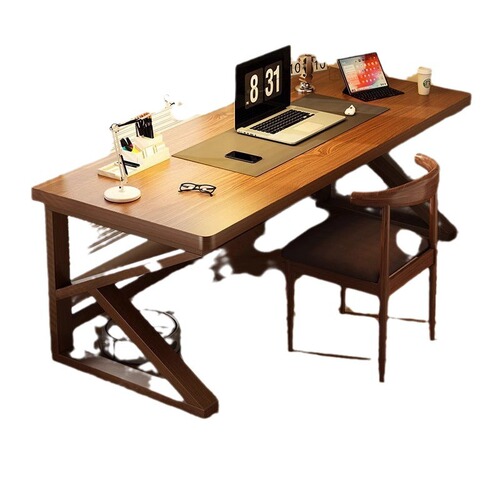Desk student home thickened computer desk living room study bedroom desk simple solid wood leg table workbench