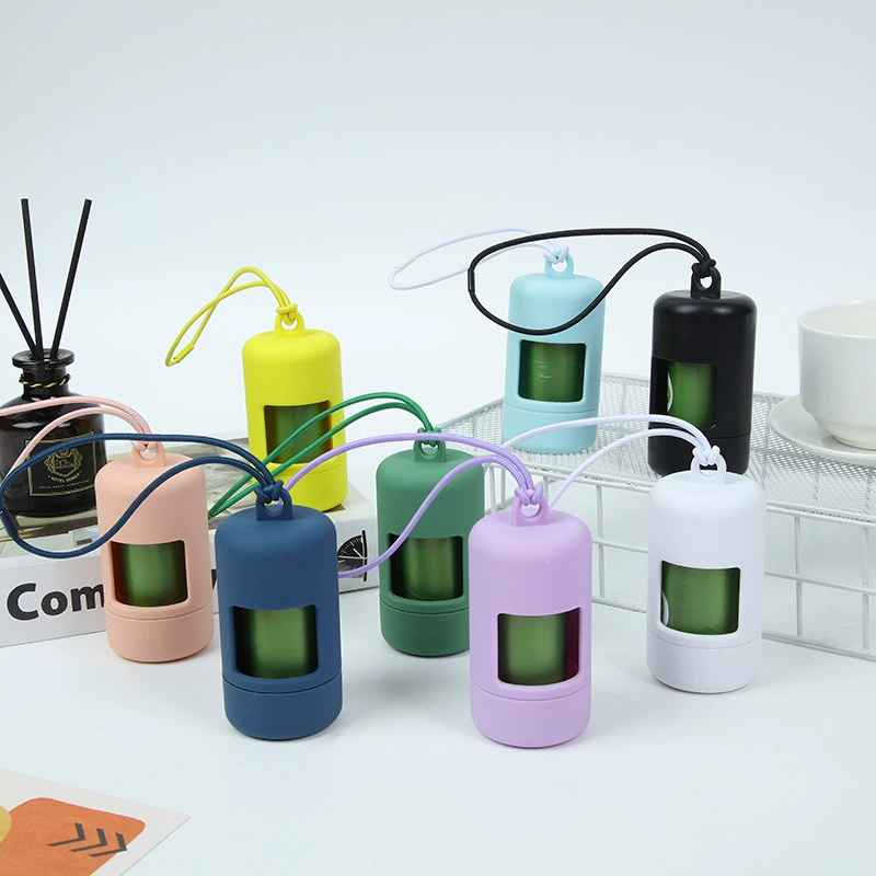 Принадлежности для домашних животных Туалет пикап мусорная оболочка собака Разлагаемый туалетный мешок диспенсер мусорный мешок утолщенный мешок для экскрементов логотип