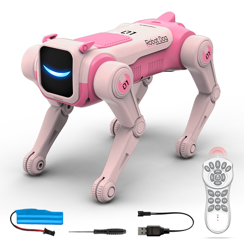 Yingjia18013 robot de control remoto inteligente perro modelo biónico perro mecánico AI control de voz juguetes eléctricos para niños