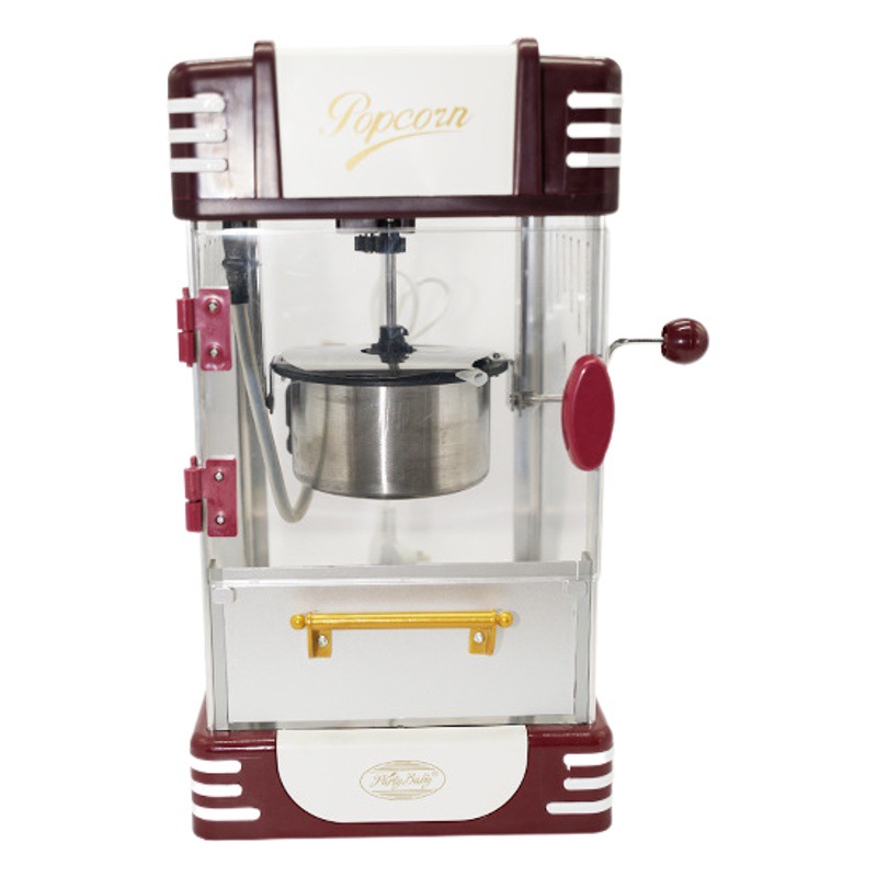 Máquina de palomitas de maíz comercial completamente automático calefacción eléctrica máquina de palomitas de maíz pequeña