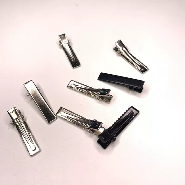 Metal Square Clips Hair Clips Wholesale 2-8cm Square Clips Press Clips Side Clips Duckbill Clips Hairpins DIY Hair Accessories Parts