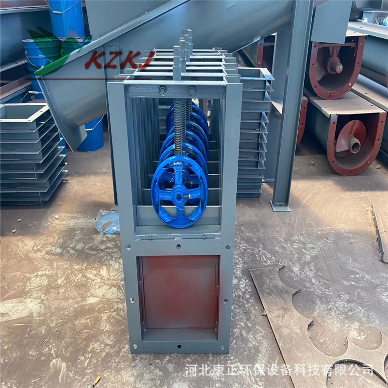 手电一体闸板阀电动气动插板阀700*700方口高温插板门螺旋闸阀