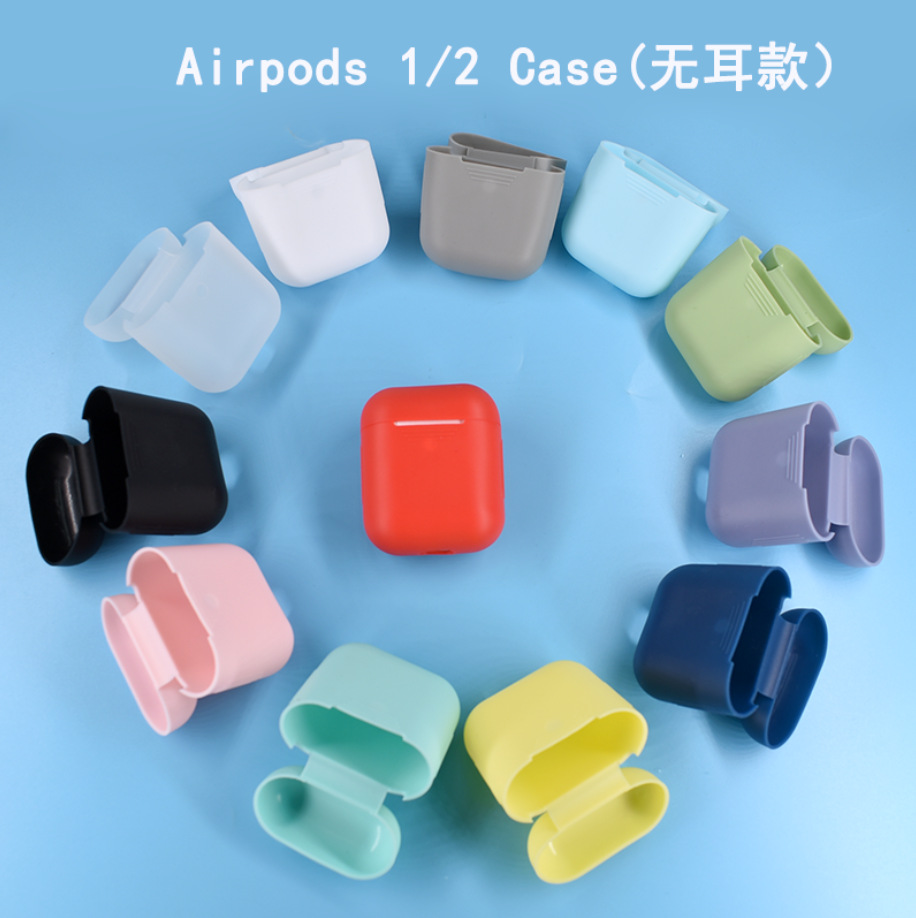 Aplicable airpods2 funda protectora Segunda Generación Apple auricular caso funda de silicona i12 funda protectora auriculares Accesorios