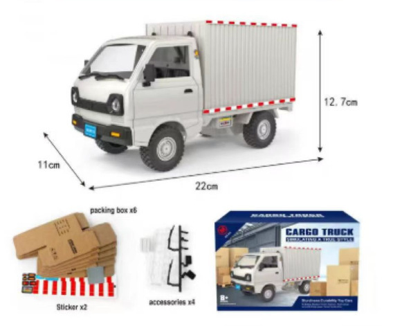 Nueva simulación Wuling Hongguang modelo de camión deriva carga tarjeta inercia niños coche juguete