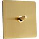 Foreign trade cross-border home decoration British switch socket stainless steel metal panel retro concealed personality brass color European plug