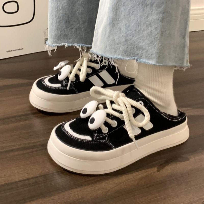 Damen Freizeitschuhe Laufschuhe Mit Cartoon Augen Panda Design_voghion.com
