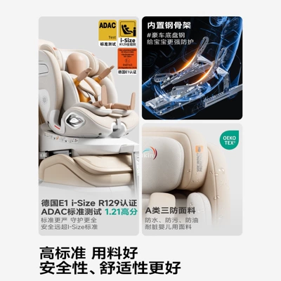 Car child safety seat, Heekin Smart Ventilation Car Child