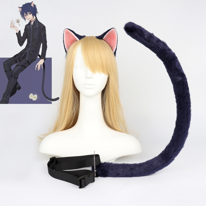 獣の尾の獣の耳は月を飾って何斗のコスプレを装飾します。|undefined