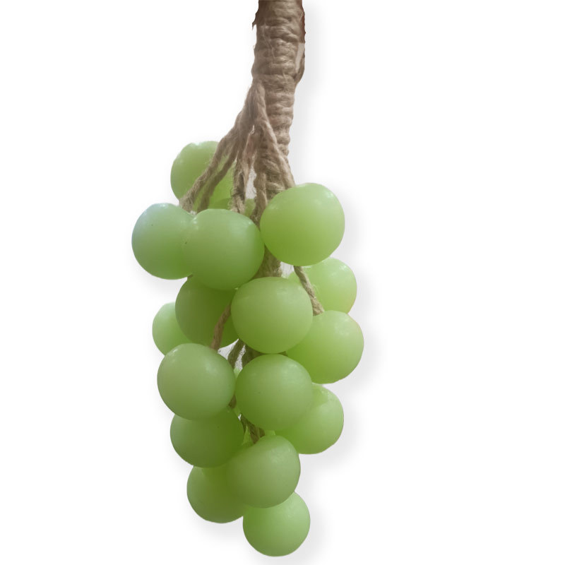 Qingti Uva Jabón frío Lavado de manos y jabón de baño Pinchos de uva simulados hechos a mano Jabón hecho a mano Aromaterapia