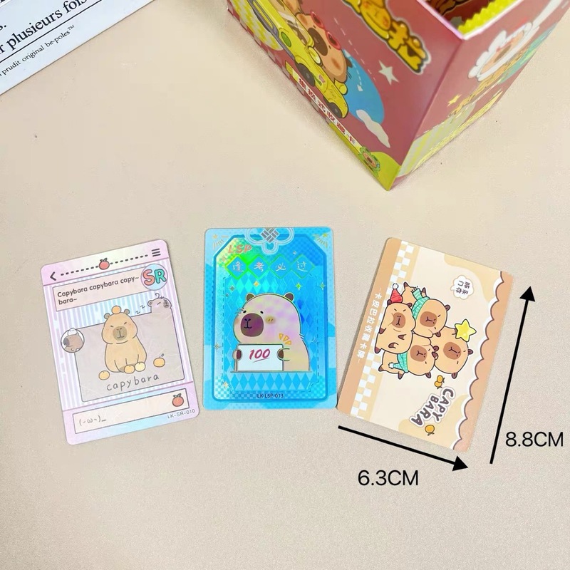 カピバラカード バラトランプドアチート ナザノハイ コレクションカード 周辺ブラインドボックスカード こどもの日ギフト|undefined