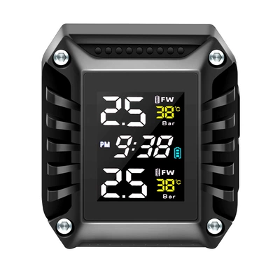Motorcycle tire pressure monitor locomotive tire detector wireless high-precision tire pressure monitor private mold tire pressure