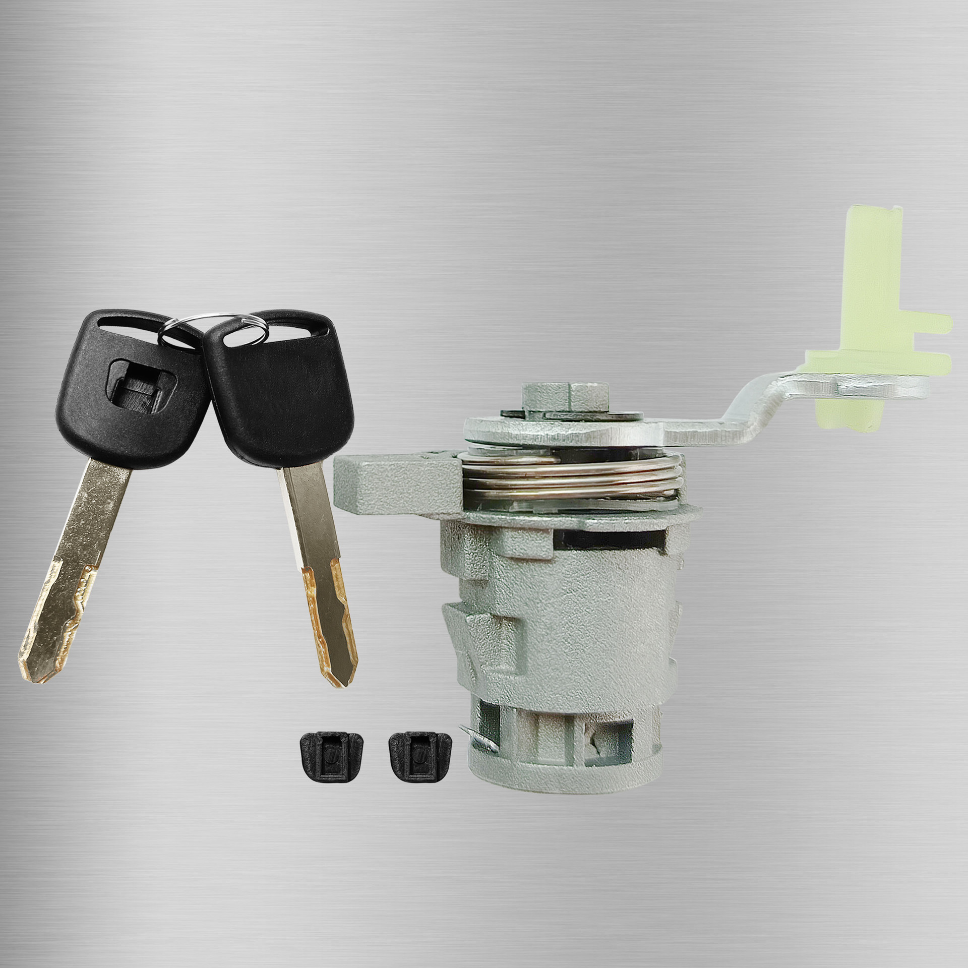 Accesorios de cerradura de puerta de automóvil de 2 llaves para cilindro de cerradura de puerta derecha de Honda CRV OE: 72185-S9A-M03 image 3