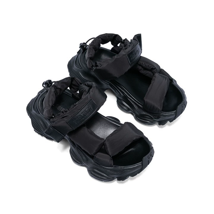 SGIRL рекомендует сандалии 2024 летняя модель с растворенным дном кексы с толстой подошвой липучки с открытыми пальцами повседневные босоножки