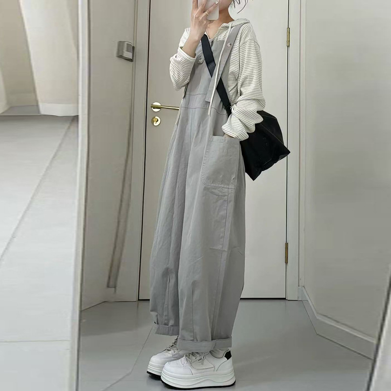 Maternity Wear 2025 Autum New Home Korean Style Fashion Stripesd Hooded Sweatshirt + Cargo Overalls Maternity Suit Maternity Wear 2025 Autum New Home Korean Style Fashion Stripesd Hooded Sweatshirt + Cargo Overalls Maternity Suit