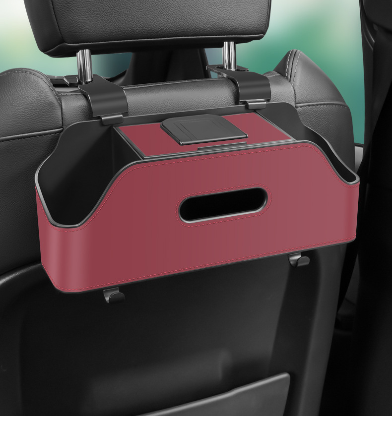 Car Seat Back Storage Box Bag Car Multifunctional Storage Box Tissue Box Water Cup Holder Storage Bag Dropshipping