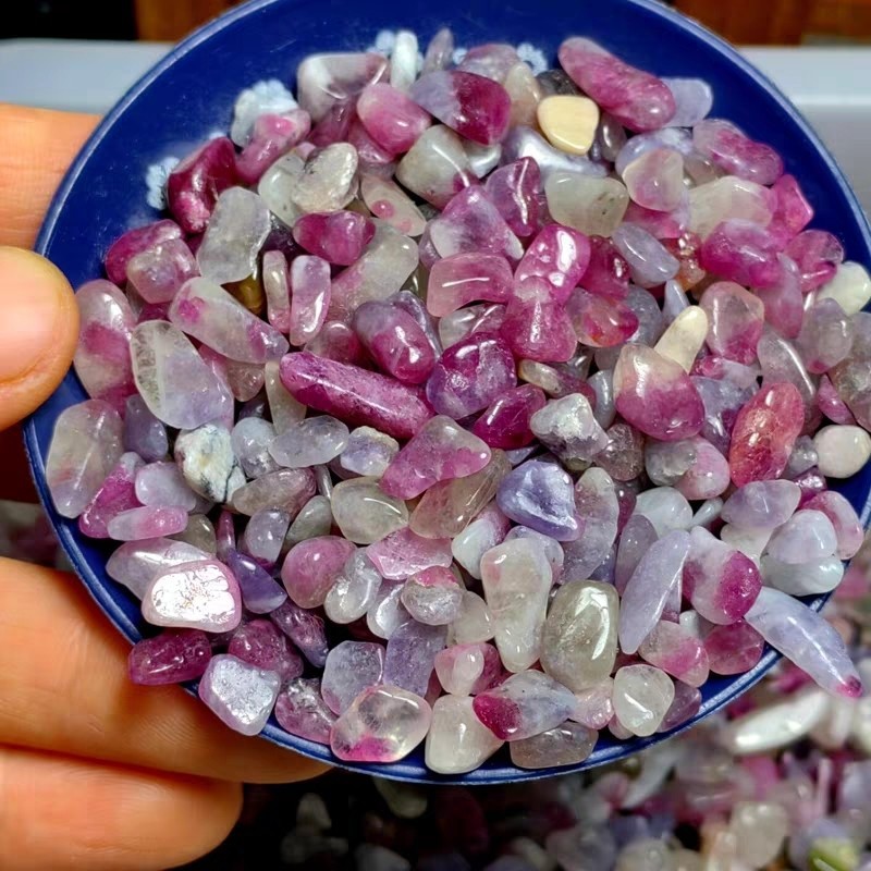 Plum tourmaline / 3-5mm 100g