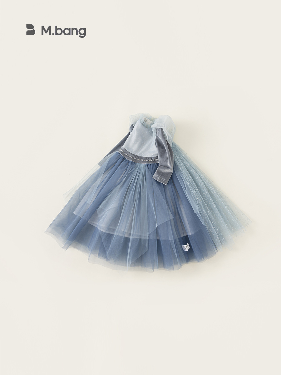 Yoobao ropa infantil para niñas Aisha vestido de princesa otoño nuevo vestido de Navidad vestido de tela de tela de mujer vestido largo