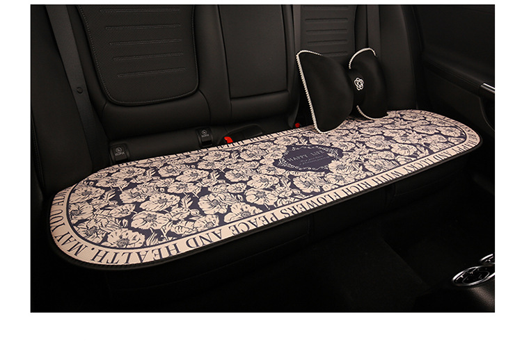 Car Cushion Four Seasons Universal Goddess Cushion Advanced Sense New Cute Seat Cover Summer Breathable Light Luxury Seat Cover
